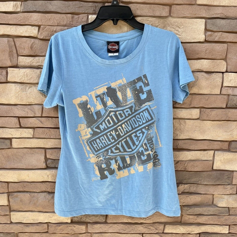 Harley Davidson Live to Ride T-Shirt Size M, F.X. Caprara, Adams  Center NY